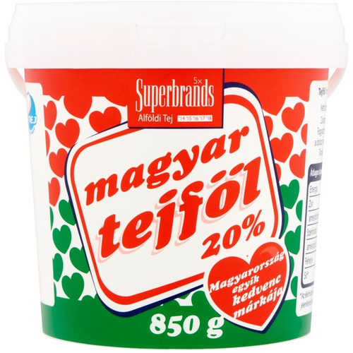 Tejföl 850gr 20%