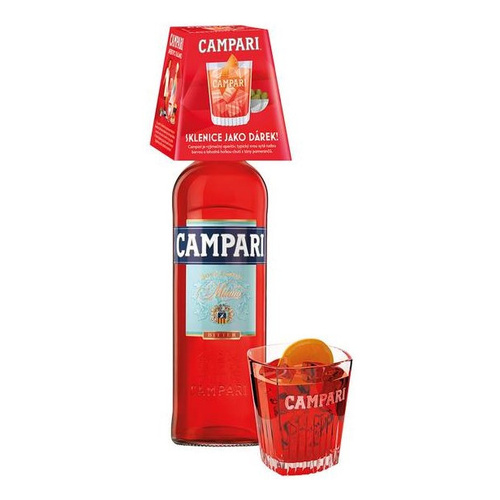 Campari Bitter + pohár 0.7