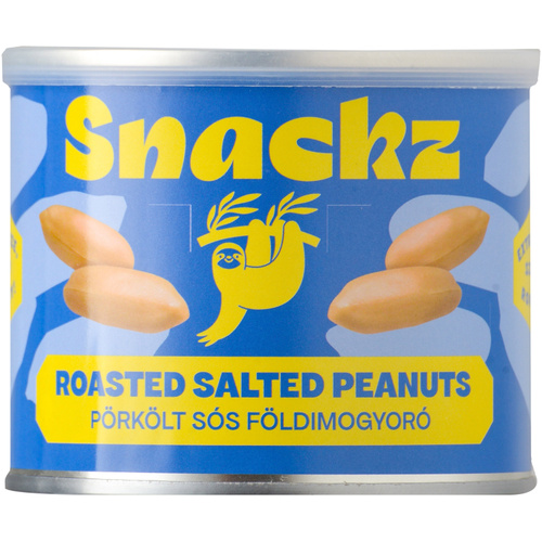 Snackz Sós Földimogyoró Fémdob.150g