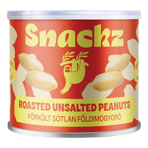 Snackz Sótl. Földimogyoró Fémdob.150g