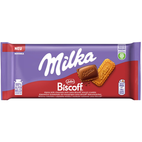 Milka Biscoff Táblás 90g