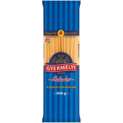 Gyermelyi Tészta 4toj.makaróni 500g