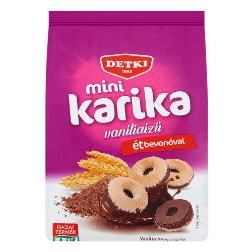 Detki Vaníliás karika fél.m. ét 150g