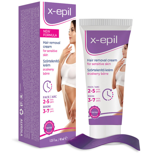 X-Epil Szőrtelenítő arc-bikini 40ml
