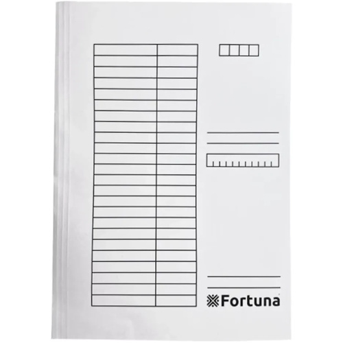 Dosszié Fortuna papír fehér A/4