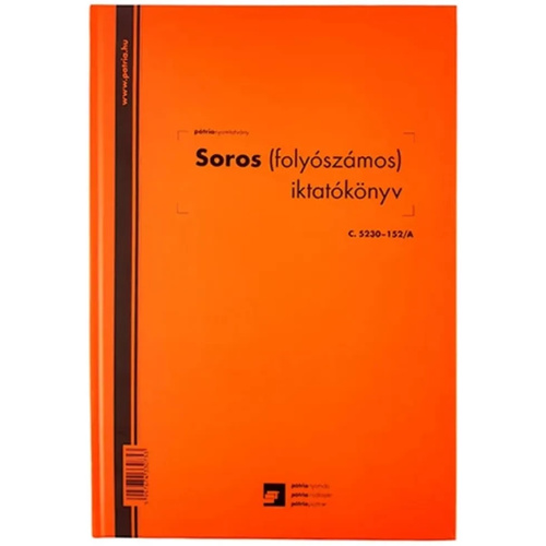 Soros iktatókönyv 100 lapos