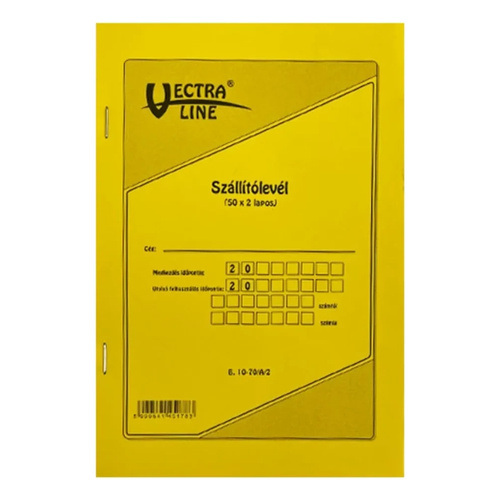 Szállítólevél B.10-70/A/V Vectra 2pld