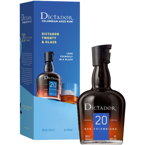 Dictador 20 yo pohár PDD 0.7