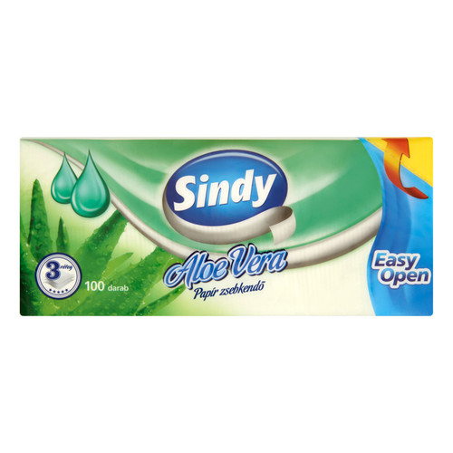 Sindy Papír Zsebkendő Aloevera 3rtg