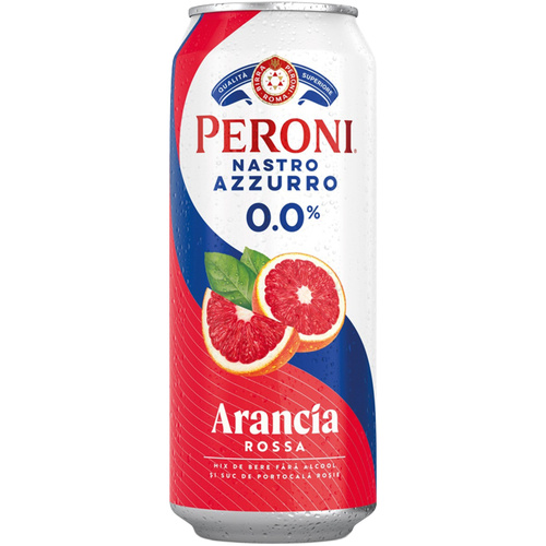 Peroni Nastro Azzuro Vérnarancs 0% 0.5 L dobozos DRS
