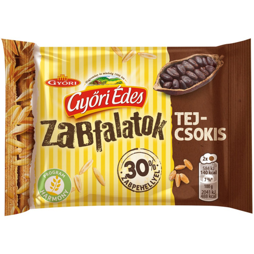 Győri Édes Zabfalatok Csokis 43g