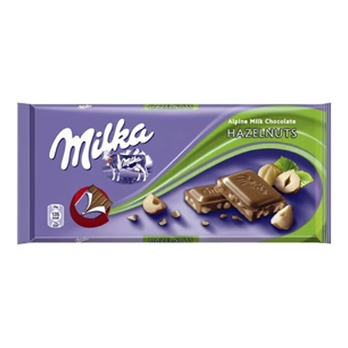 Milka Törtmogyorós táblás 80g
