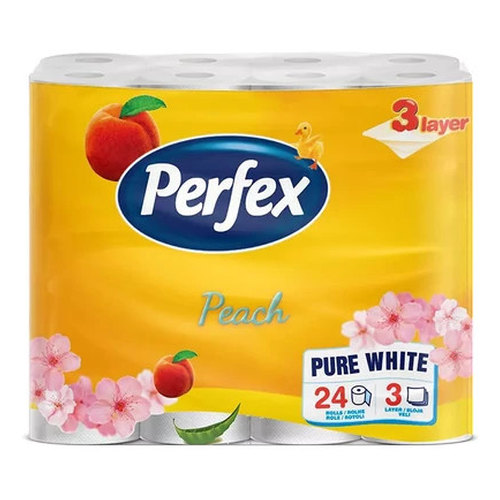 Perfex Toalettpapír 3 rét. 24tek.