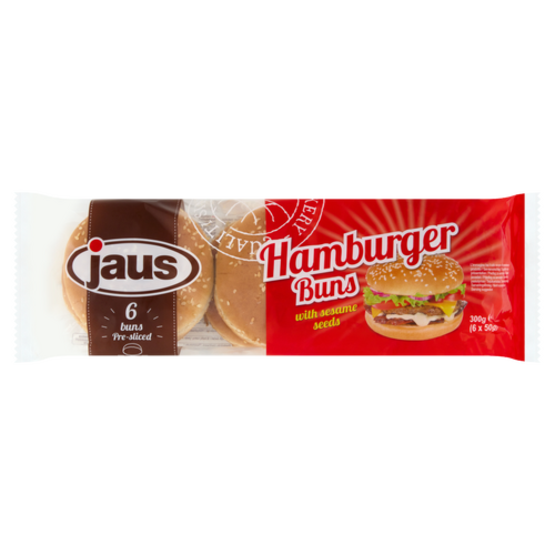 Jaus hamburger zsemle 6db-os 