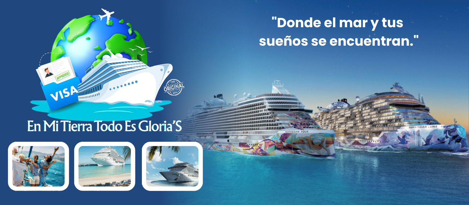 logo En mi tierra todo es Gloria's