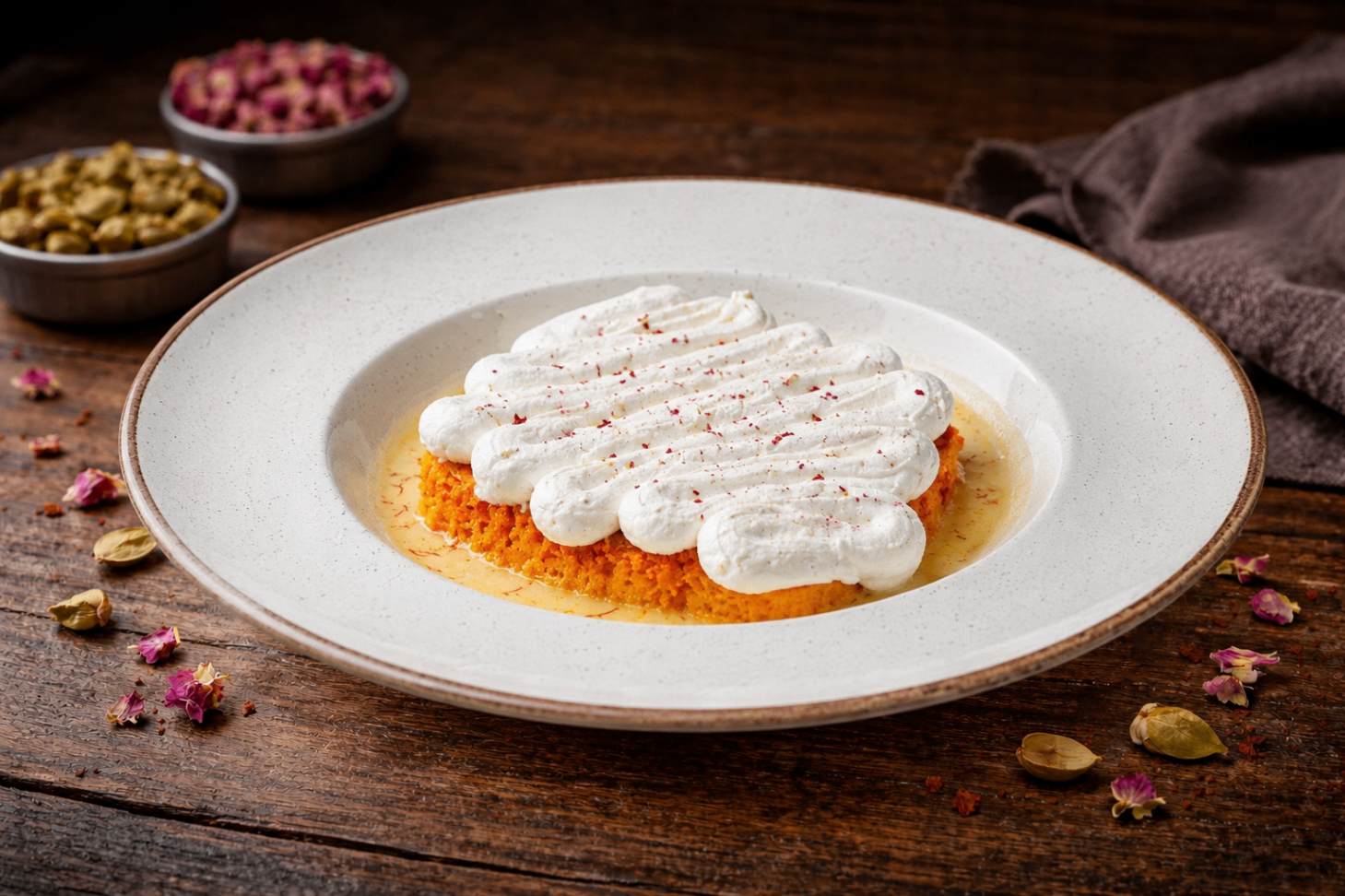 Saffron Milk Cake