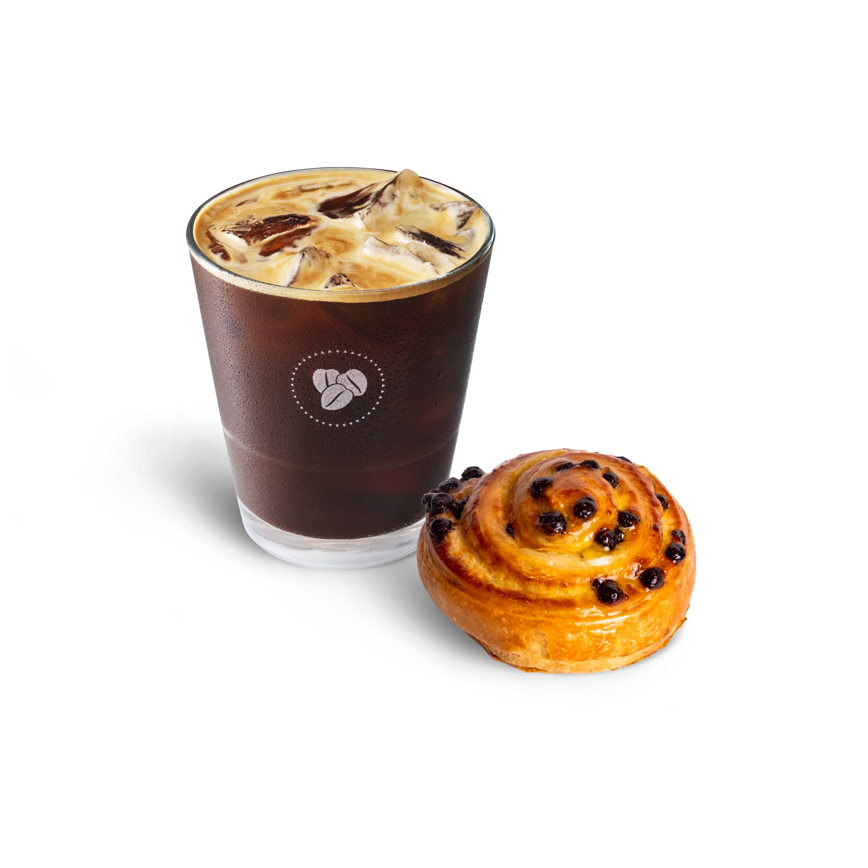 Chocolate Swirl and Americano