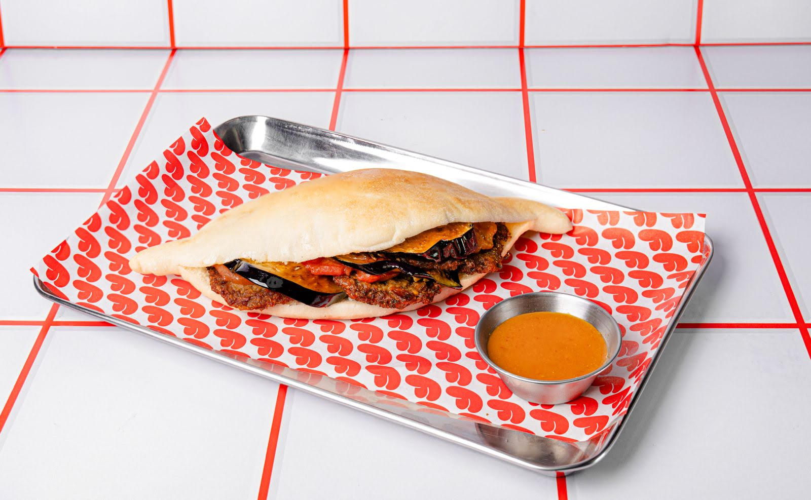 Iraqi Kebab Arouq Sandwich