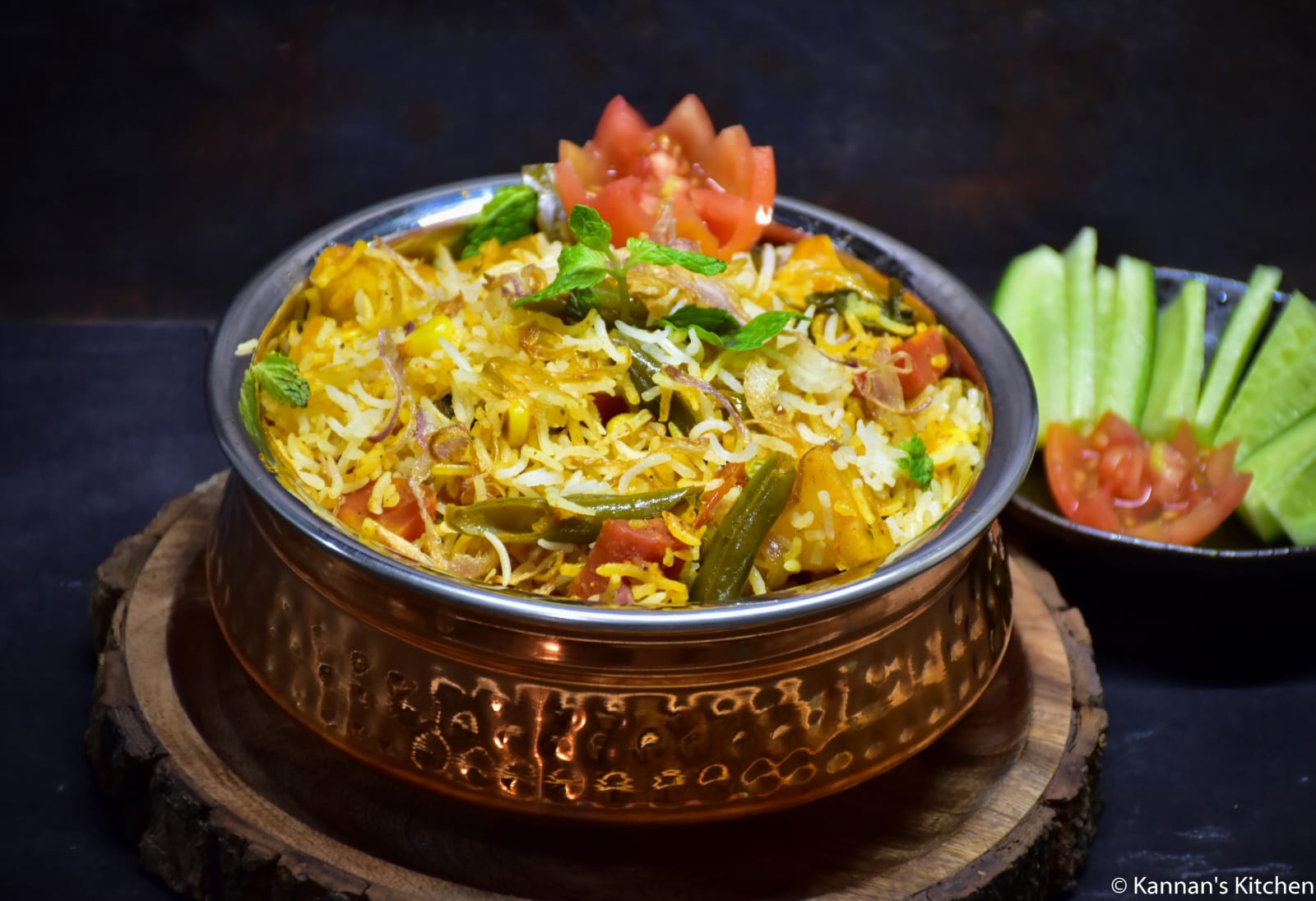 Vegetable Biryani 10Dhs