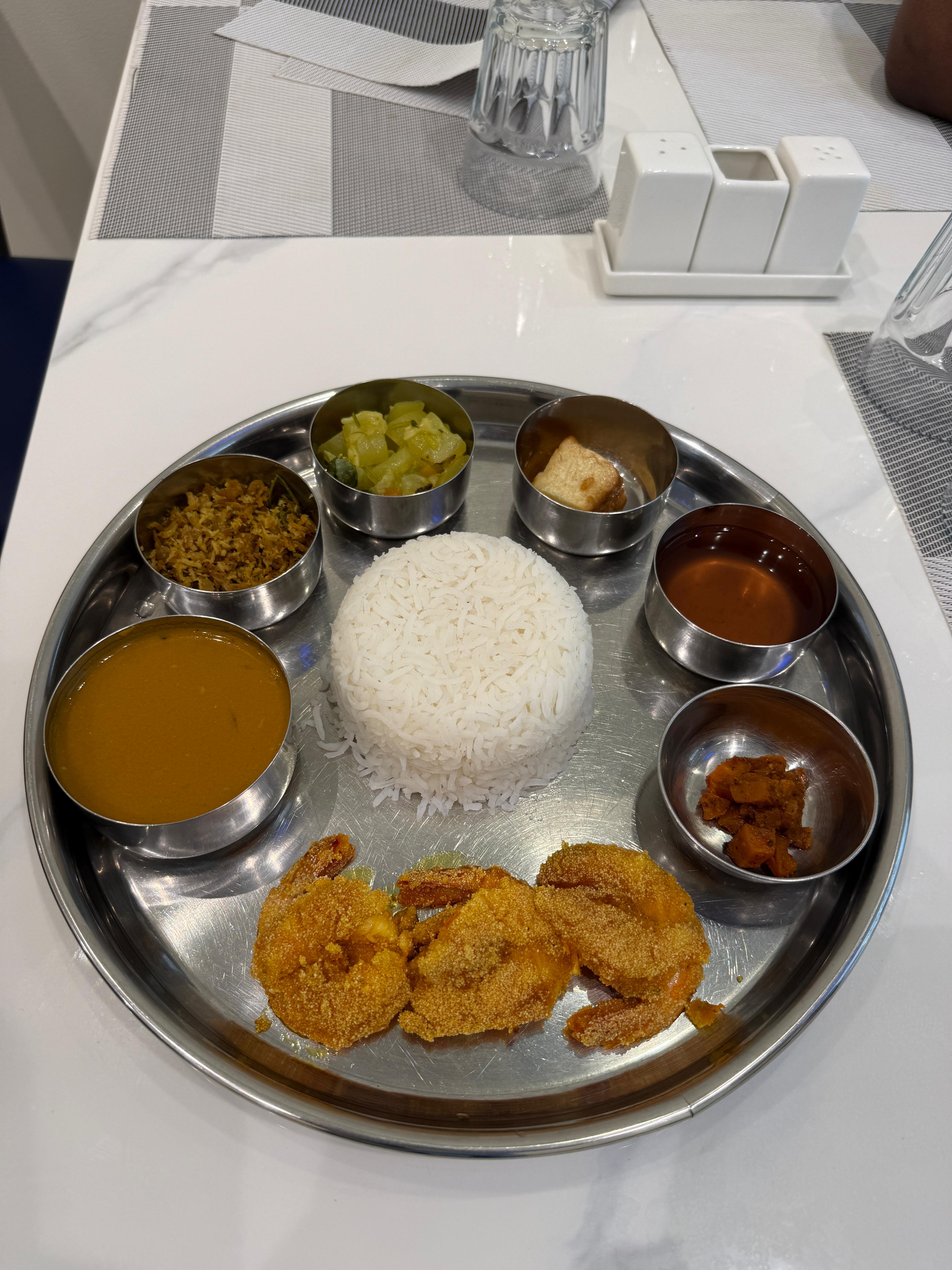 The Prawn Thali