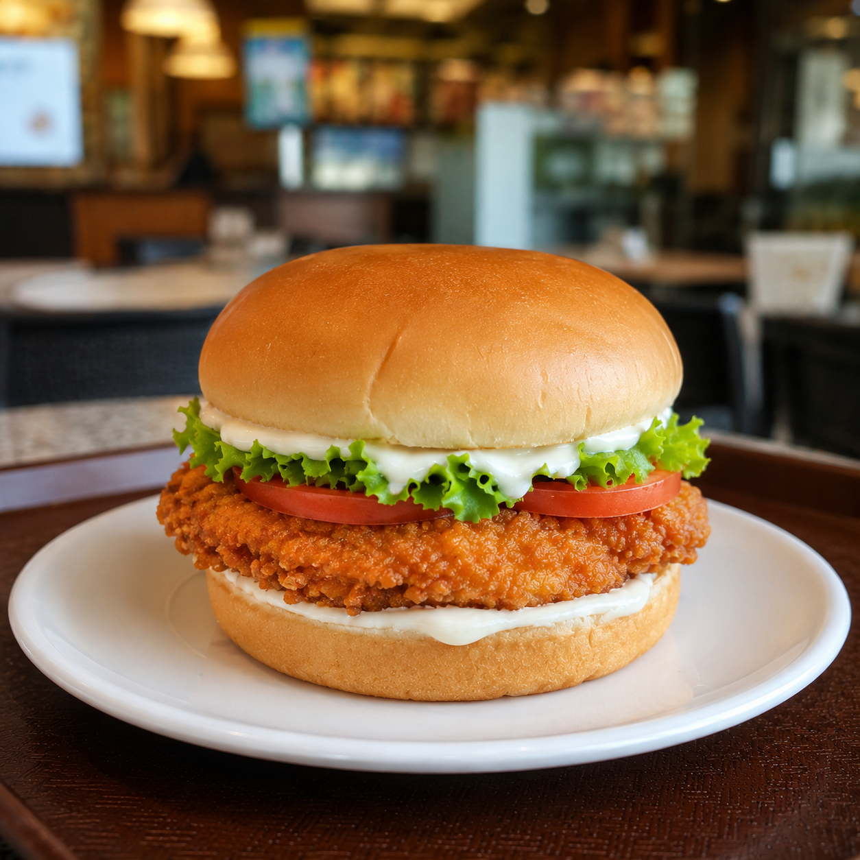 Chicken or Beef Burger