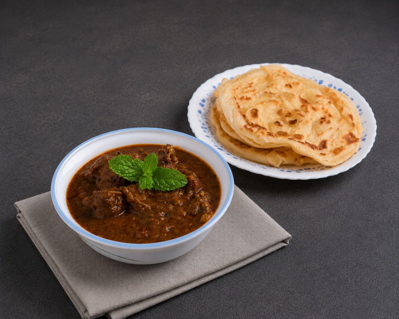 Porotta & Beef Curry Combo