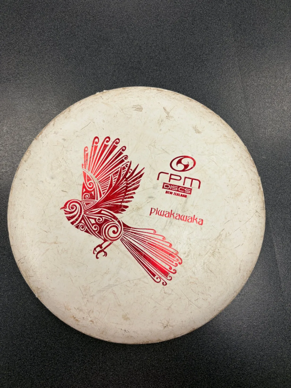 White RPM Discs Piwakawaka