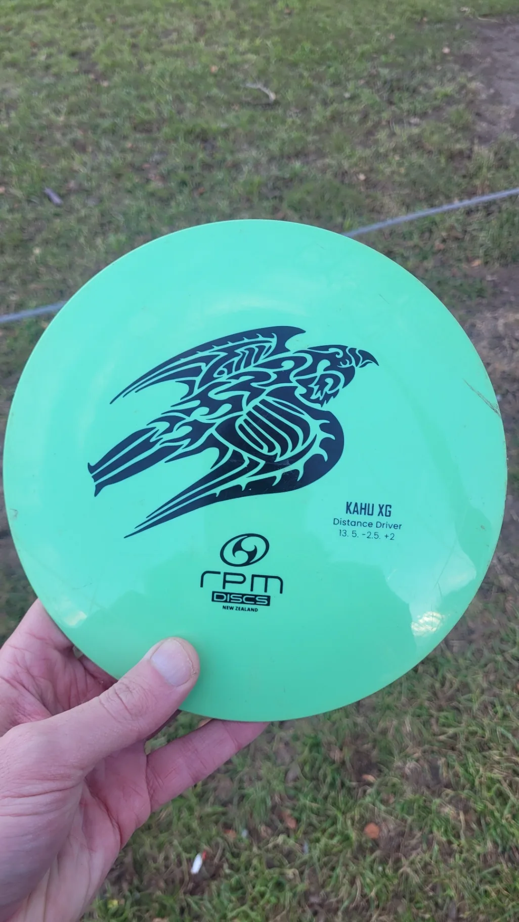 Lime green RPM Discs Kahu