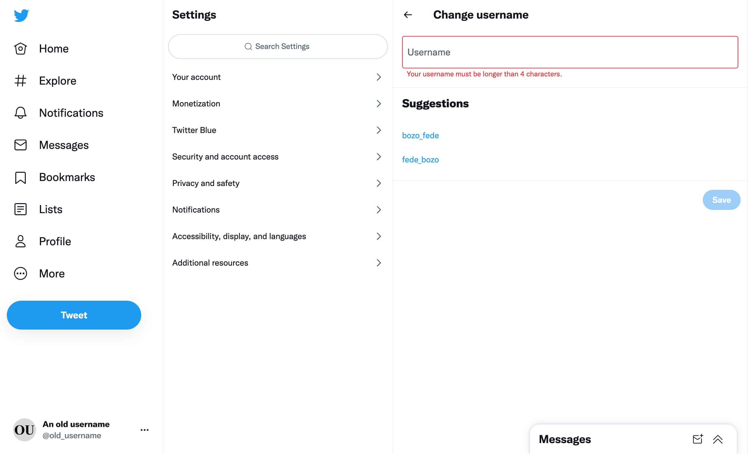 Select Your Username