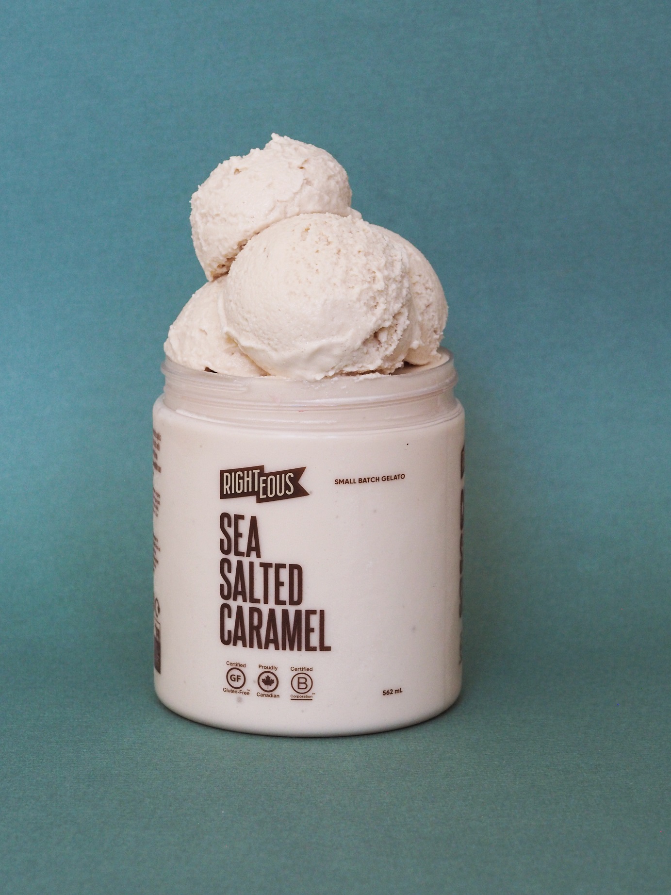 Sea Salted Caramel Gelato (Kids Scoop)