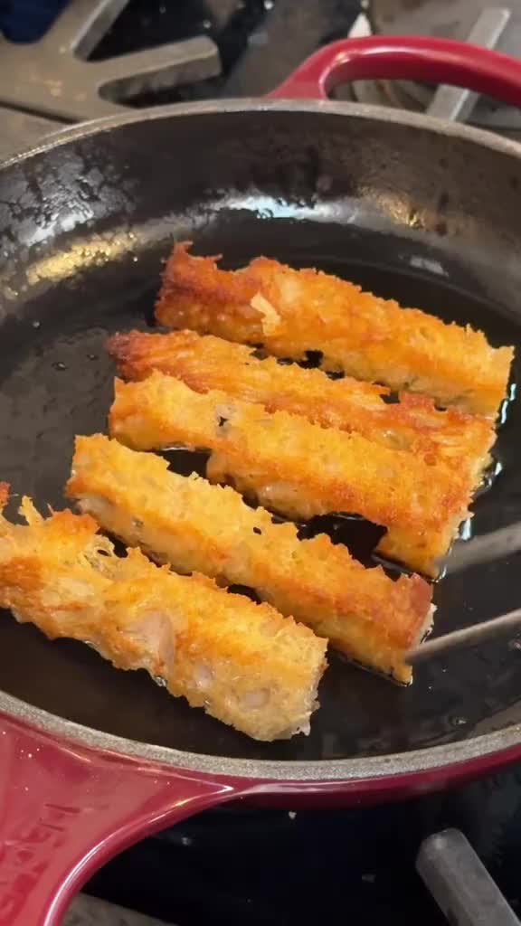 Fried Sourdough with Butter & Anchovies