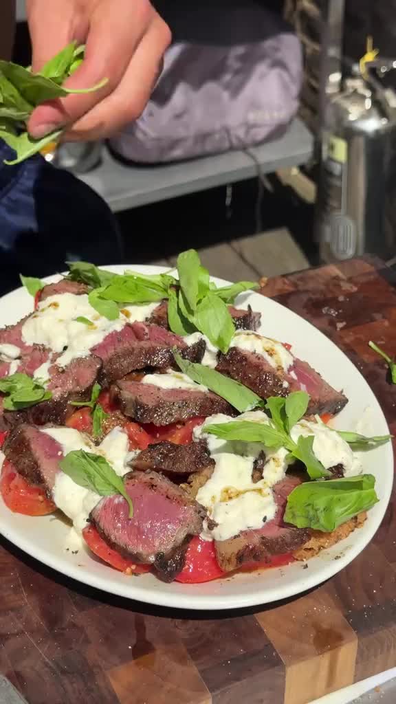 Steak and Tomato Bread Salad