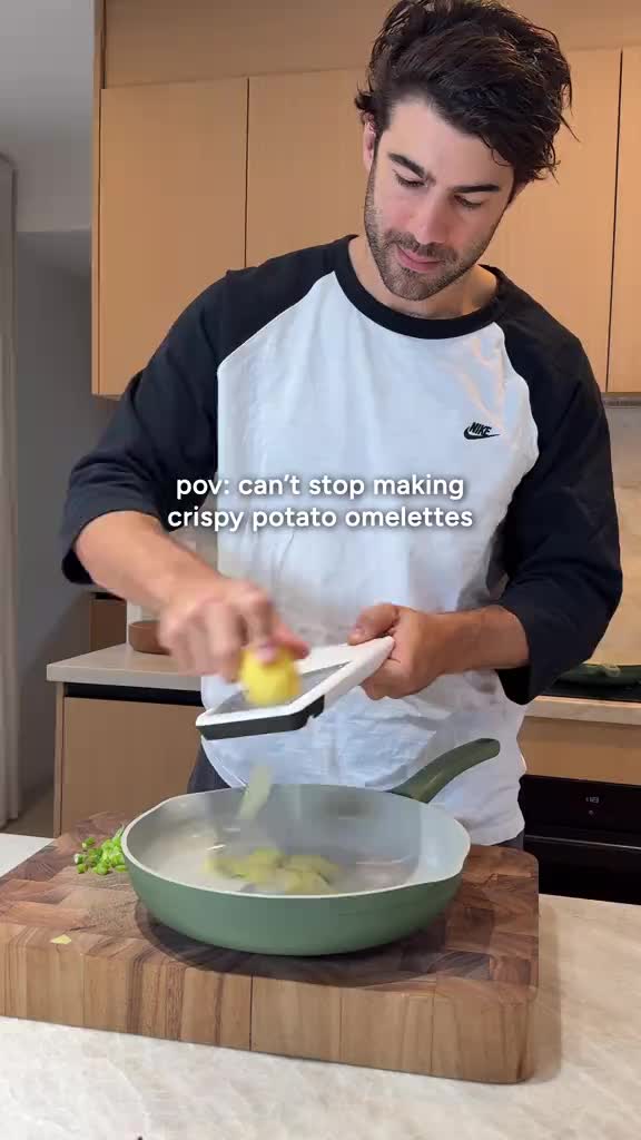 Crispy Potato Omelette
