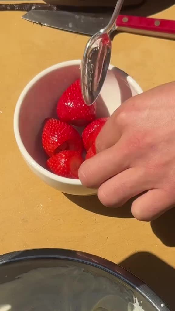 Classic Strawberries and Cream