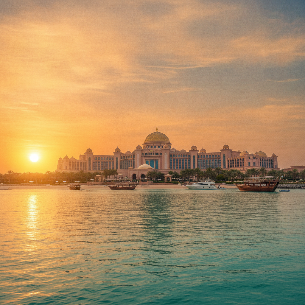 Abu Dhabi Culture & Food: Emirati Harees, Emirates Palace's Gold Cappuccinos & Camel Racing