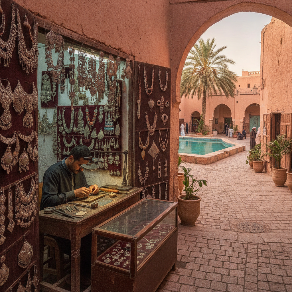 Agadir Region: Tiznit the Silver Capital, the Souss Berber Culture, the Oasis Villages of the Anti-Atlas Foothills, and the Amtoudi Granary Circuit