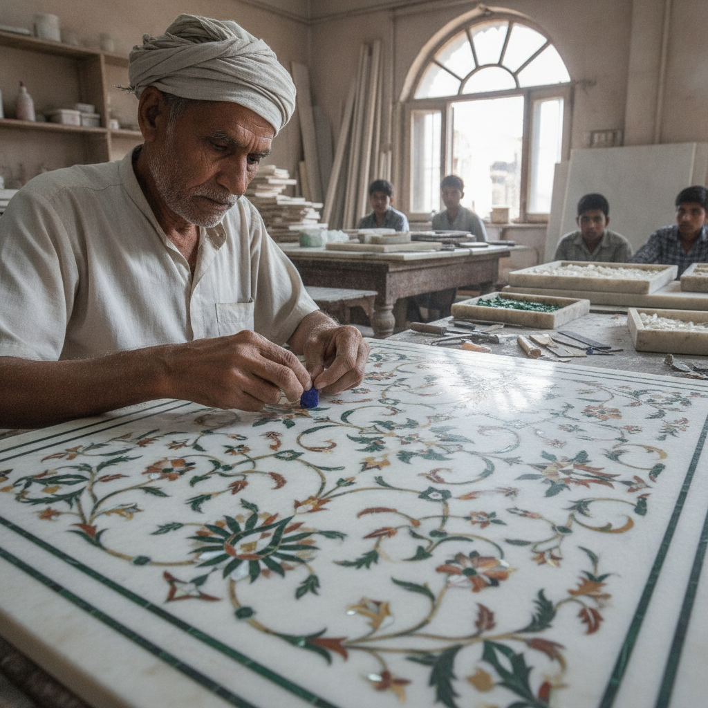 Building the Taj: Afghan Lapis, a 15km Construction Ramp, Lord Curzon's Lamp & the Day-Trip Mathematics