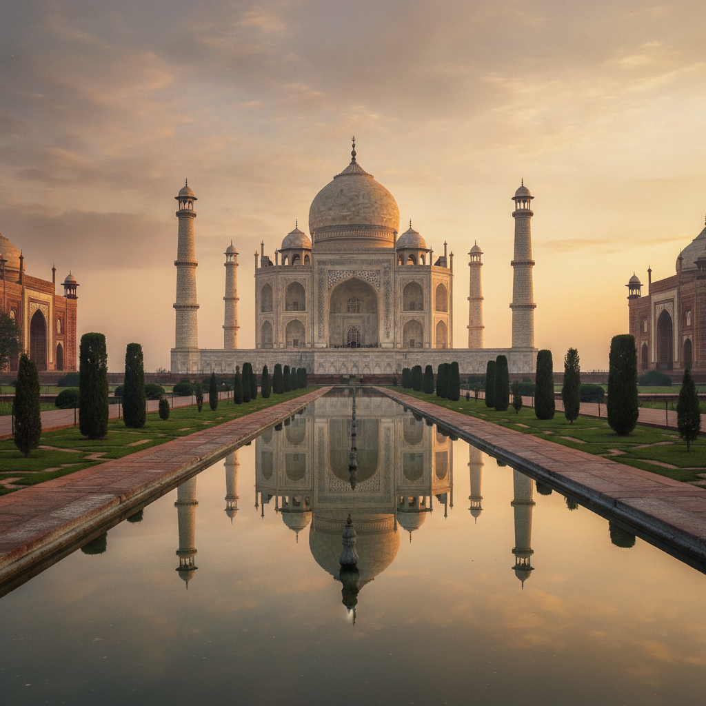 Agra Essentials: Taj Mahal at Dawn, Shah Jahan's Prison Window & the Baby Taj Across the Yamuna