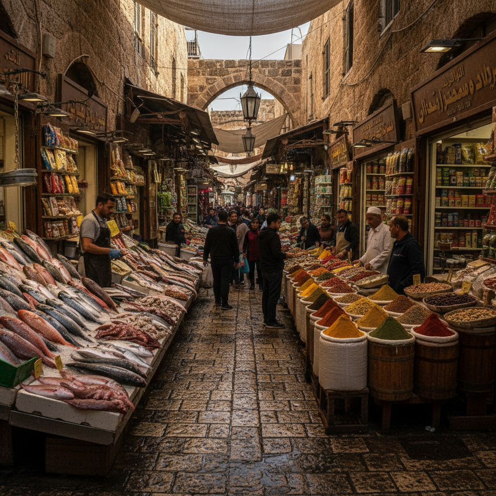 Akko Market and Arab Cuisine