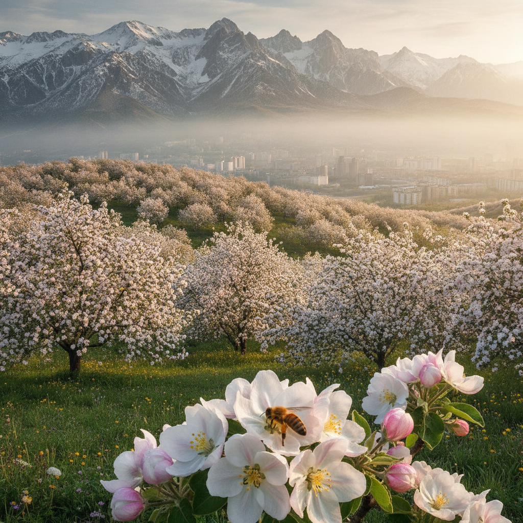 The Wild Apple Forests Above Almaty as the Genetic Origin of All 7,500 Domestic Apple Varieties, Eisenstein Filming Ivan the Terrible in Alma-Ata During WWII & the Aport Apple Growing to 800g the Largest Domesticated Apple Variety