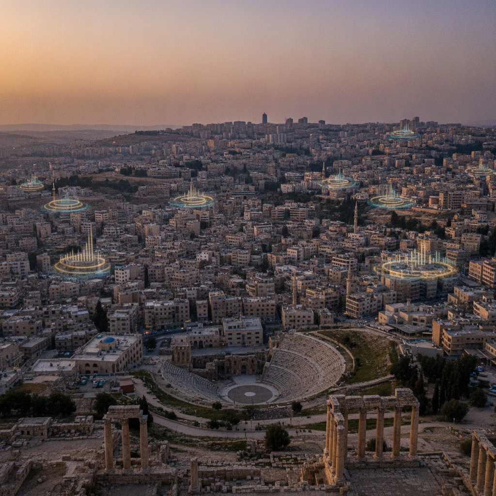 Amman Essentials: Roman Theatre in the City Centre, Rainbow Street Cafés & the Citadel