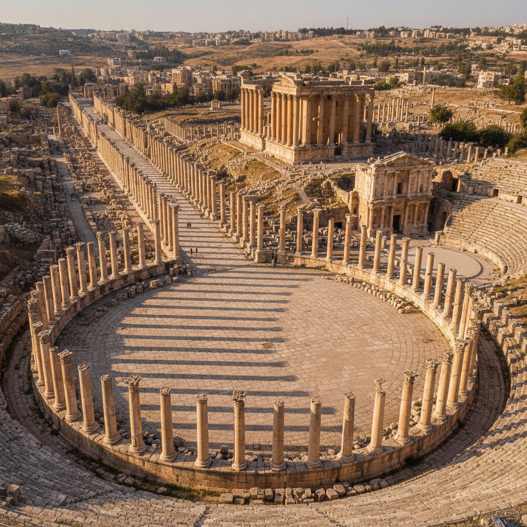 Amman Day Trips: Jerash Roman City, Ajloun Castle, the Dead Sea Float, and the Madaba Mosaic Map