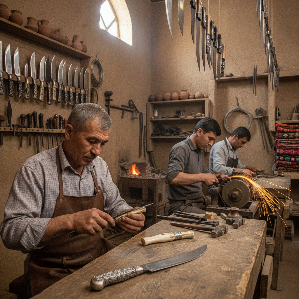 Andijan Traditional Craft Workshops Knife Making