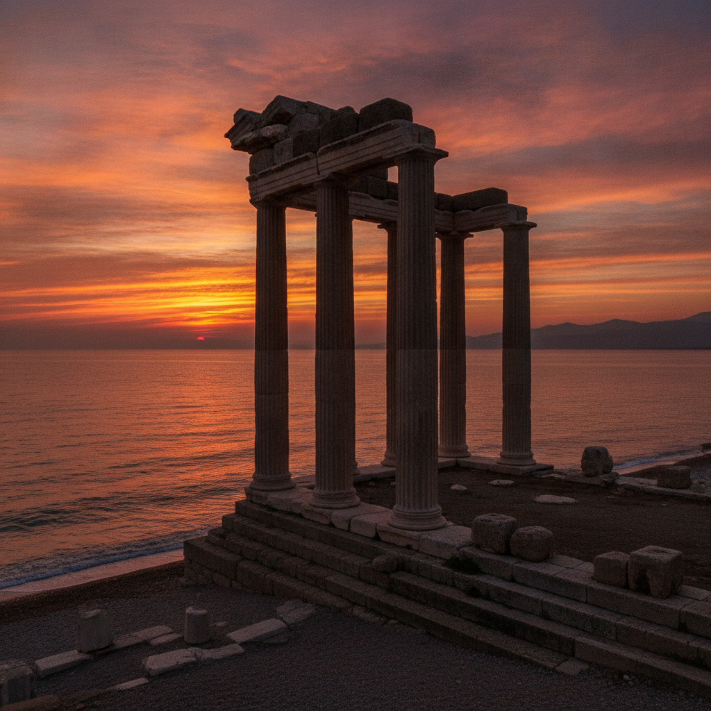 Antalya Eastern Circuit: Side Ancient City with Apollo Temple on the Beach, Manavgat Waterfall, Alanya Red Tower and Castle, Seljuk Pirates Den, and the Eastern Antalya Riviera Resort Strip