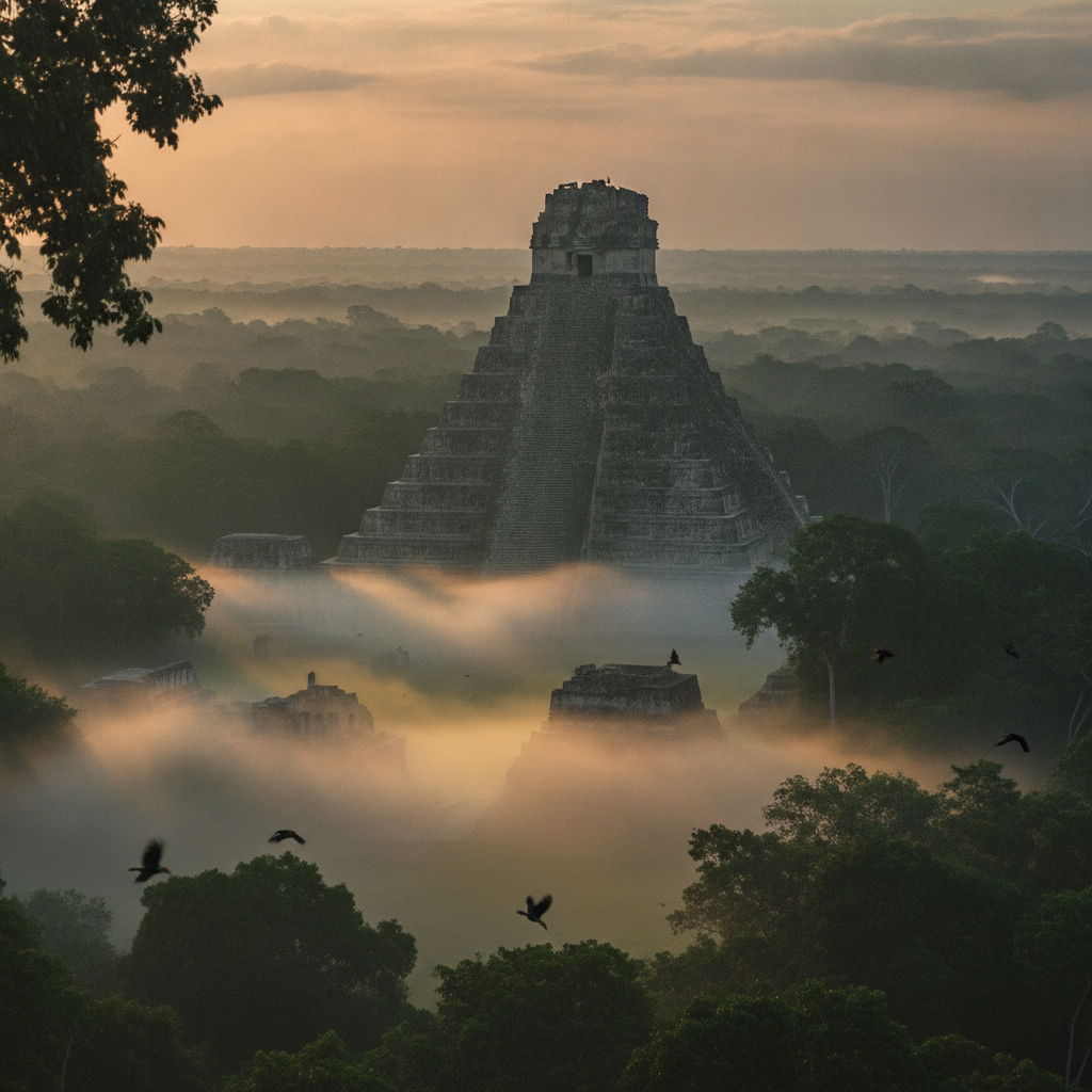 Tikal, Copan, and the Classic Maya Archaeological Circuit from Antigua