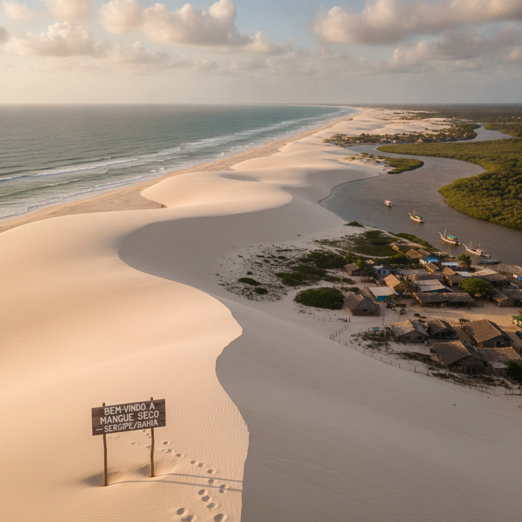 Mangue Seco: The Desert Island at Sergipe's Southern Tip