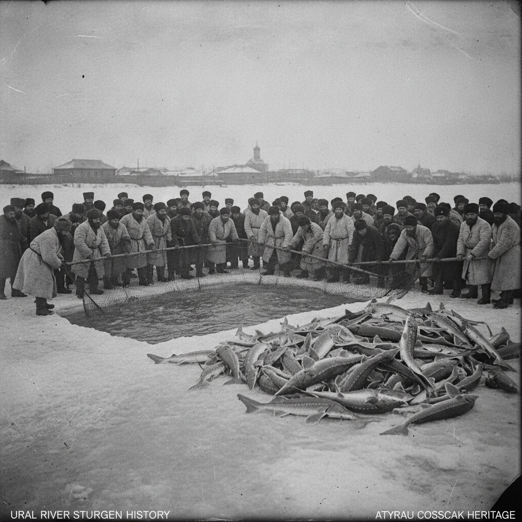 Atyrau Cossack Ural River Fishing Sturgeon Heritage