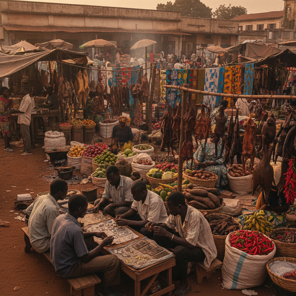 Bangui Central Market & Diamond Trade