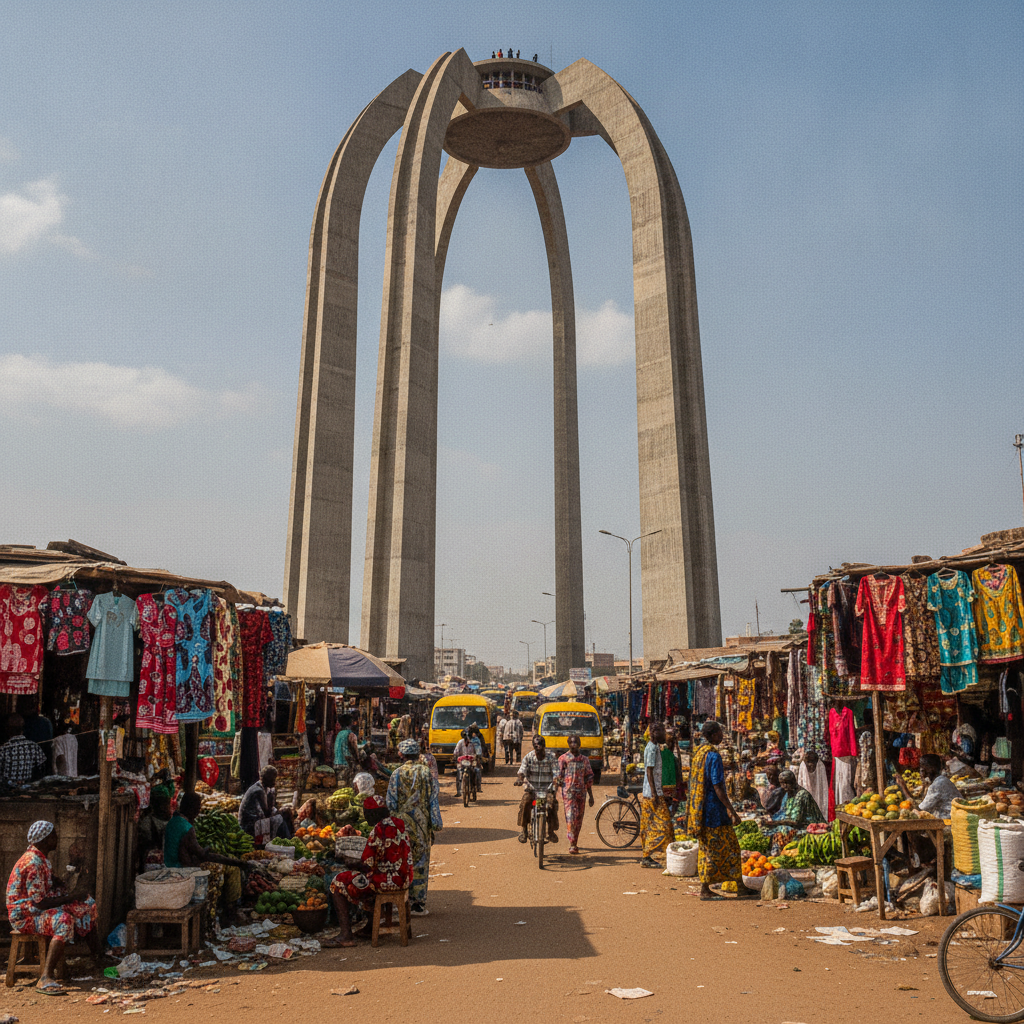 Arch 22, Albert Market & Banjul's City Centre