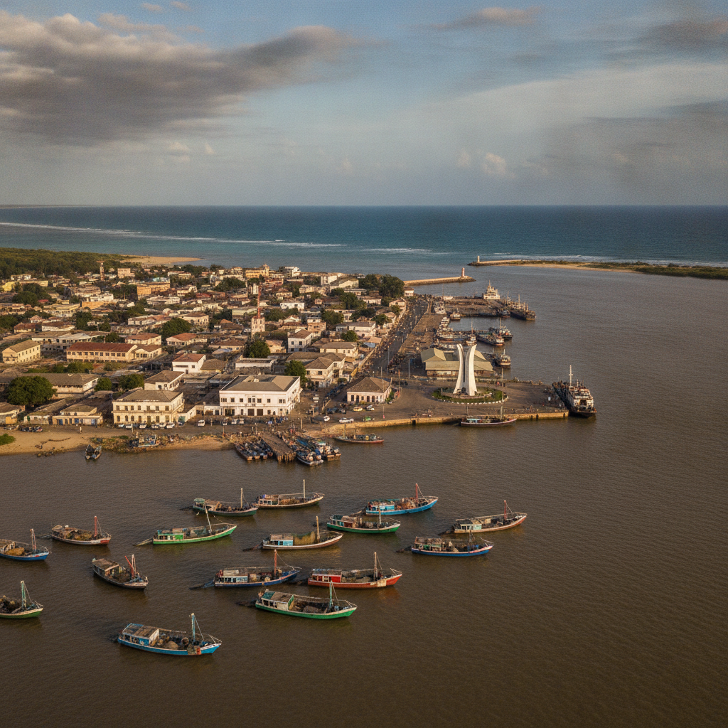 Saint Mary's Island: Banjul's Geography & River-Ocean Meeting